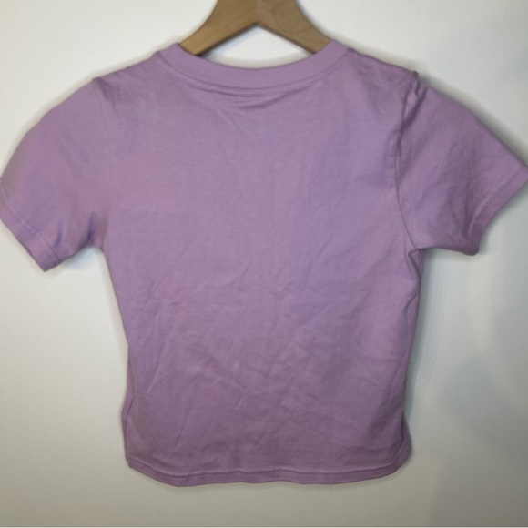 *NWT* The North Face Girls Purple Floral Graphic Tee, Size Small (7/8) - Picture 4 of 8